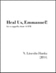 Heal us, Emmanuel! SATB choral sheet music cover